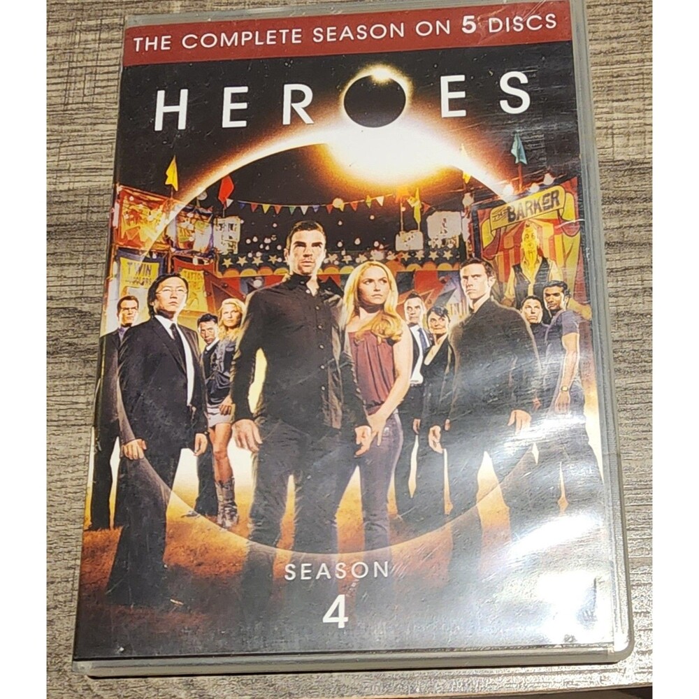 Heroes Season 4 DVD, 2009 5 Disk Set Complete NBC Universal NR Special Features